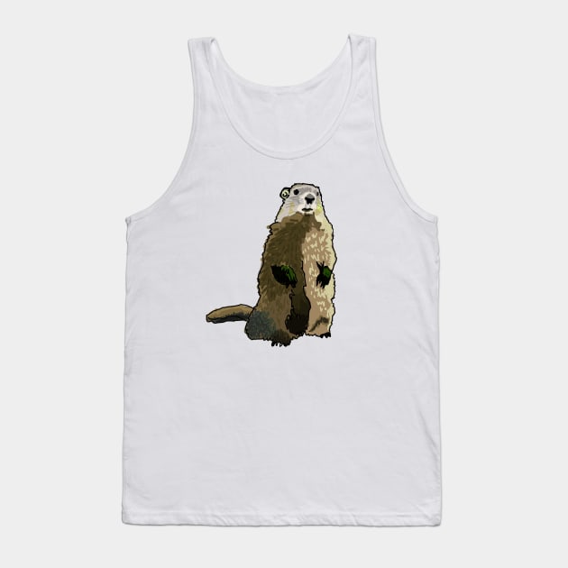 Groundhog Tank Top by SPINADELIC